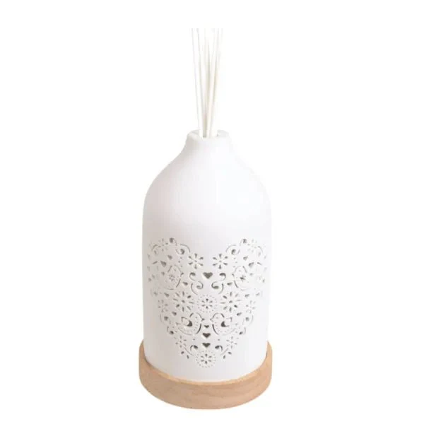 LED Ceramic Reed Diffuser ā Heart Design - Image 2