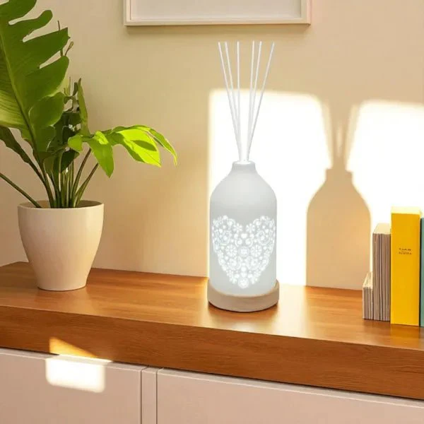 LED Ceramic Reed Diffuser ā Heart Design - Image 4