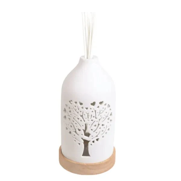 LED Ceramic Reed Diffuser – Tree Design - Image 2