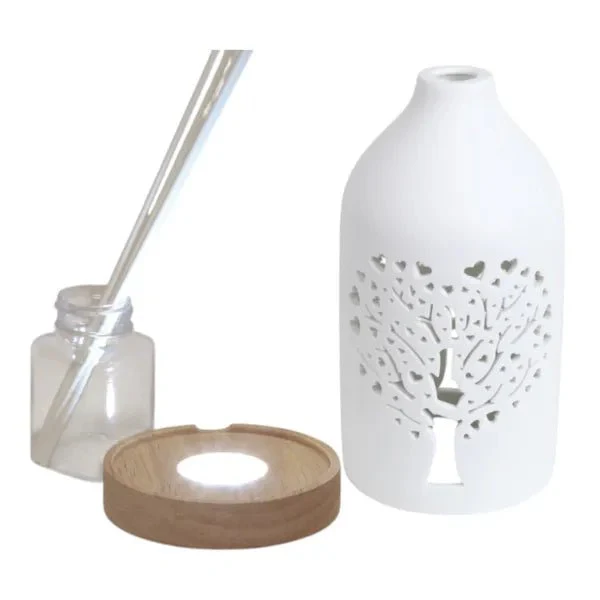 LED Ceramic Reed Diffuser – Tree Design - Image 3