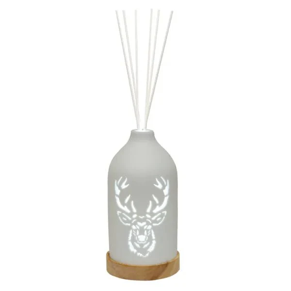 LED Ceramic Stag Reed Diffuser
