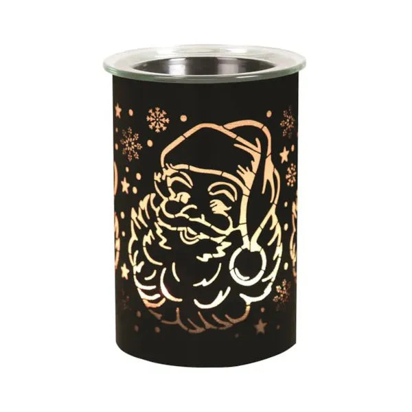 LED Colour-Cycle Wax Melt Burner β Black Santa 12cm - Image 4