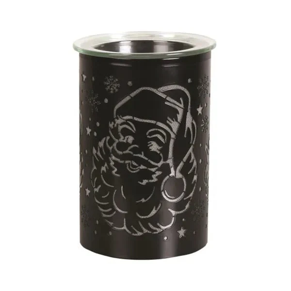 LED Colour-Cycle Wax Melt Burner β Black Santa 12cm - Image 6