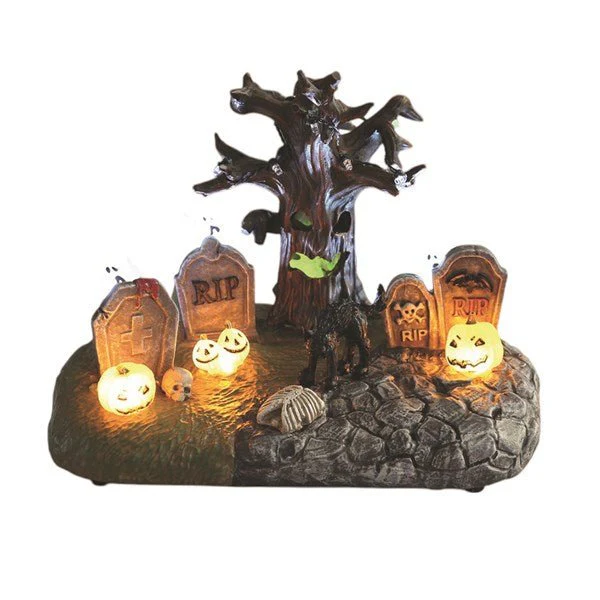 LED Halloween Graveyard – Light-Up Decoration