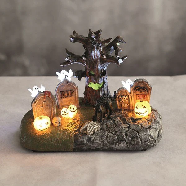 LED Halloween Graveyard – Light-Up Decoration - Image 2