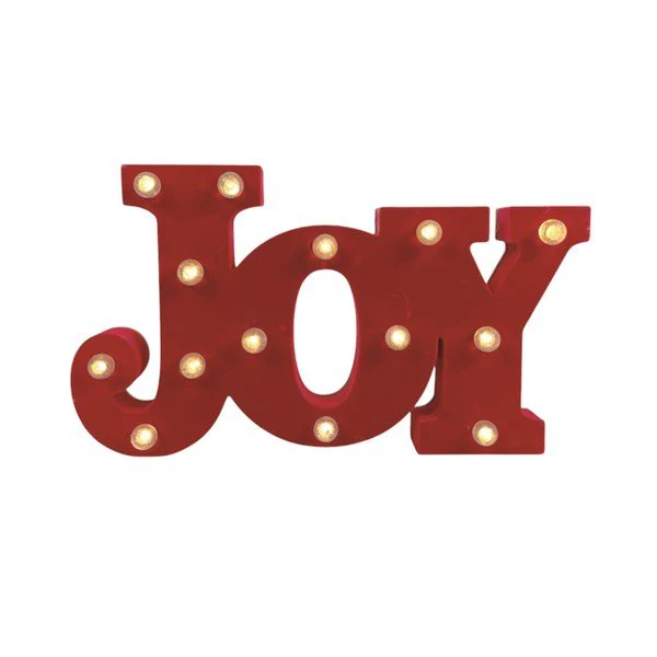 LED JOY Marquee Sign β Red