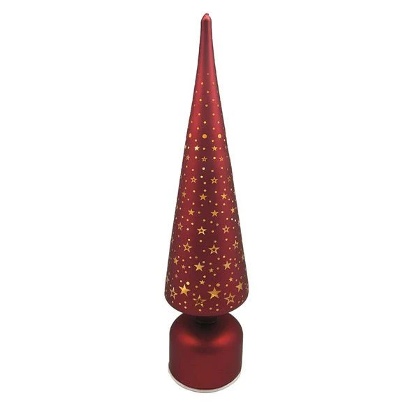 LED Rotating Star Tree Light β Red 40cm