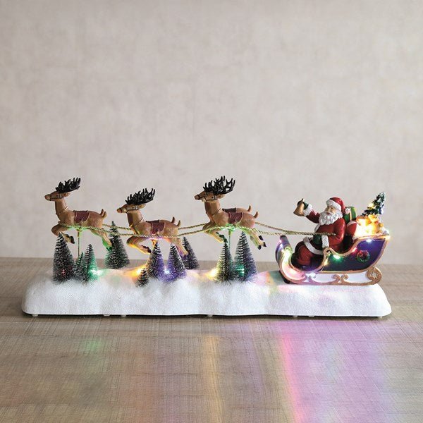 LED Santa Sleigh – Animated Christmas Decoration - Image 2