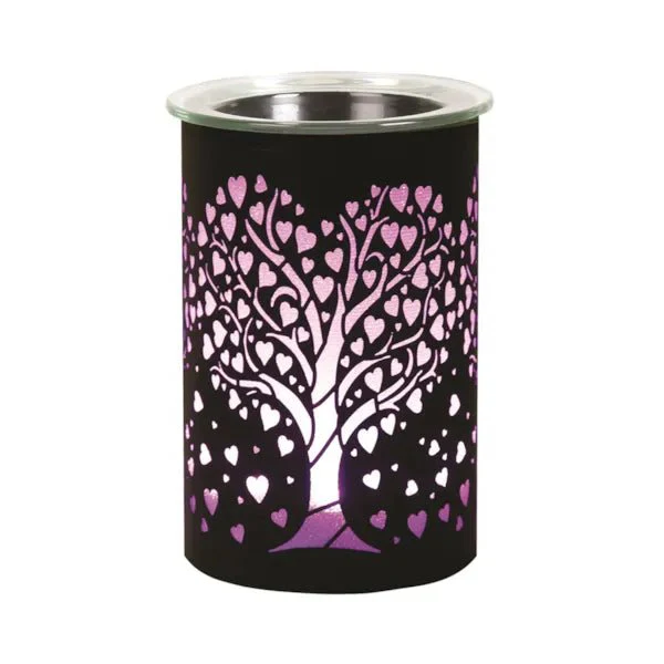 Heart Tree LED Wax Melt Burner – Black - Image 2