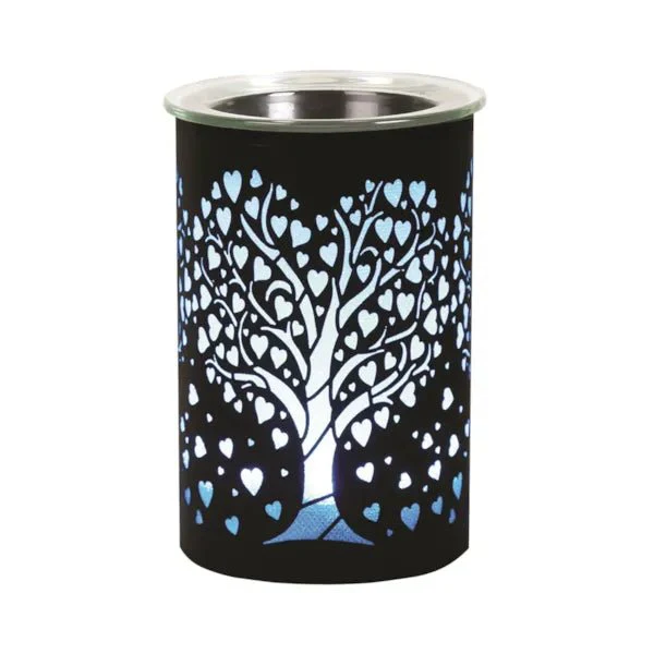 Heart Tree LED Wax Melt Burner – Black - Image 3