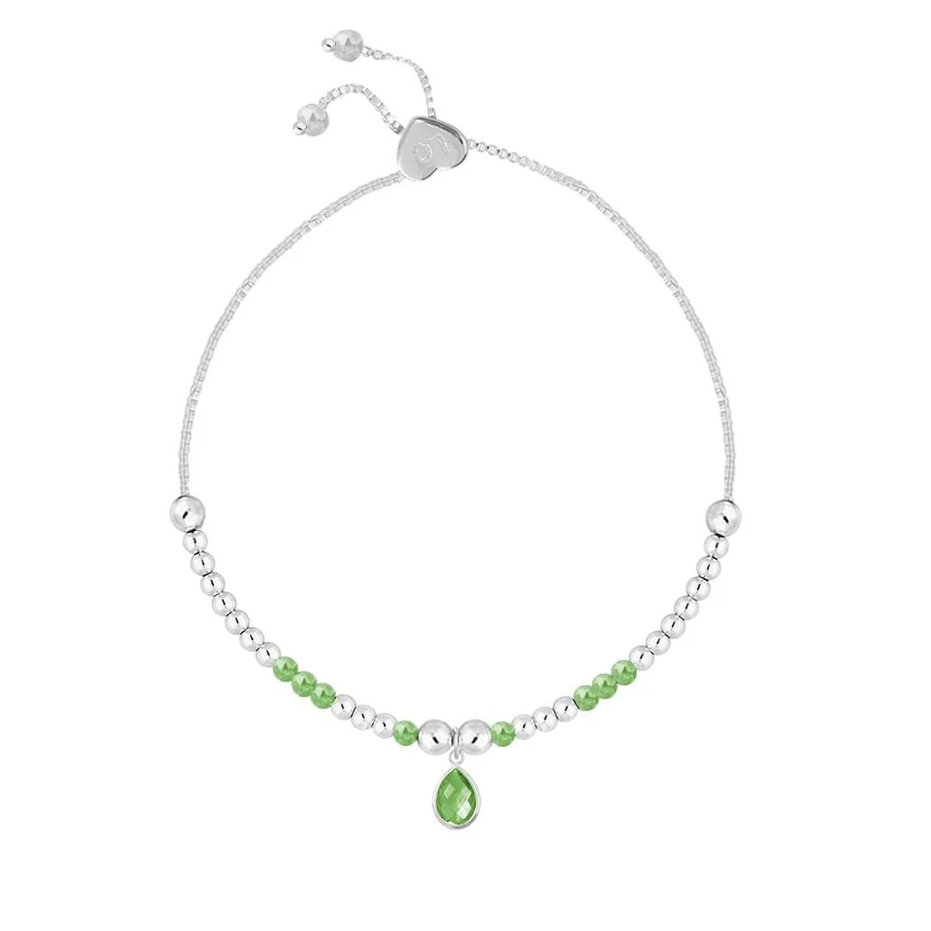 Life Charms Birthstone Bracelet - August - Image 3
