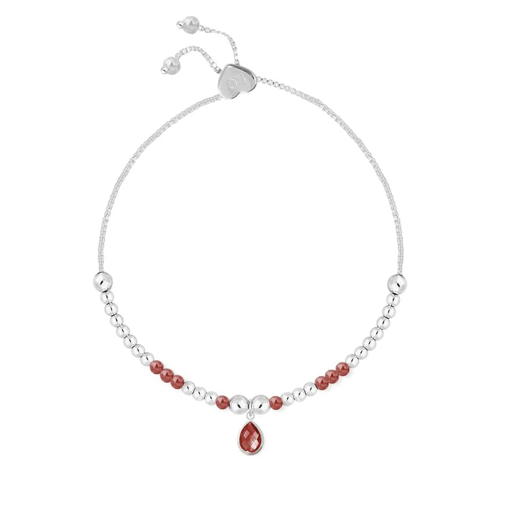 Life Charms Birthstone Bracelet - January - Image 3