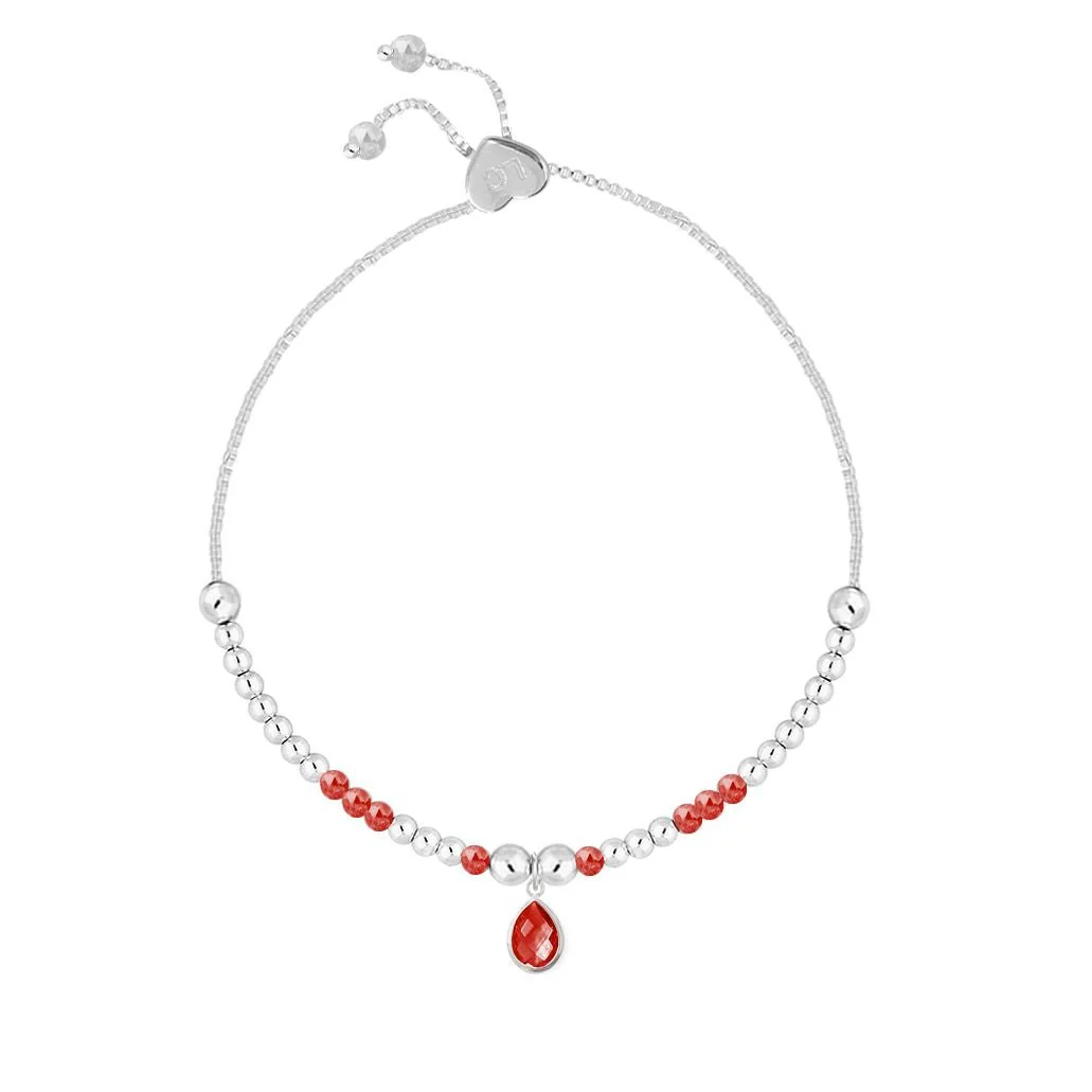 Life Charms Birthstone Bracelet - July - Image 3