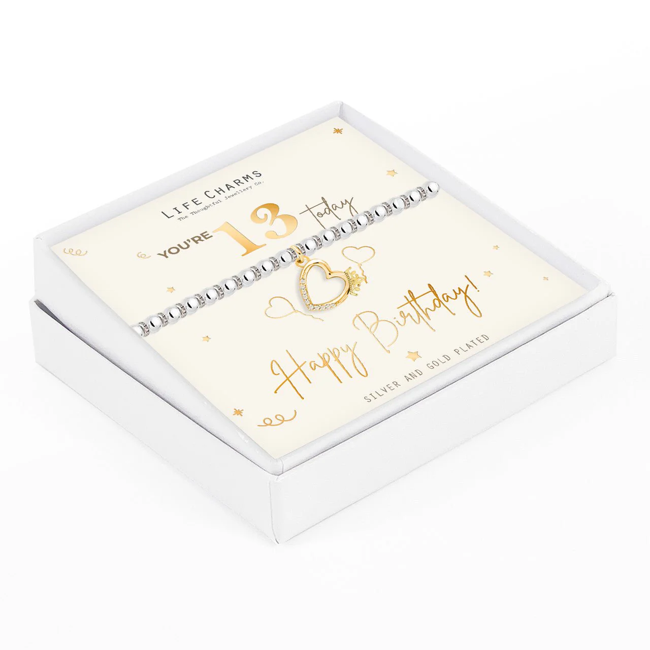 Life Charms Happy Birthday Bracelet - 13th - Image 3