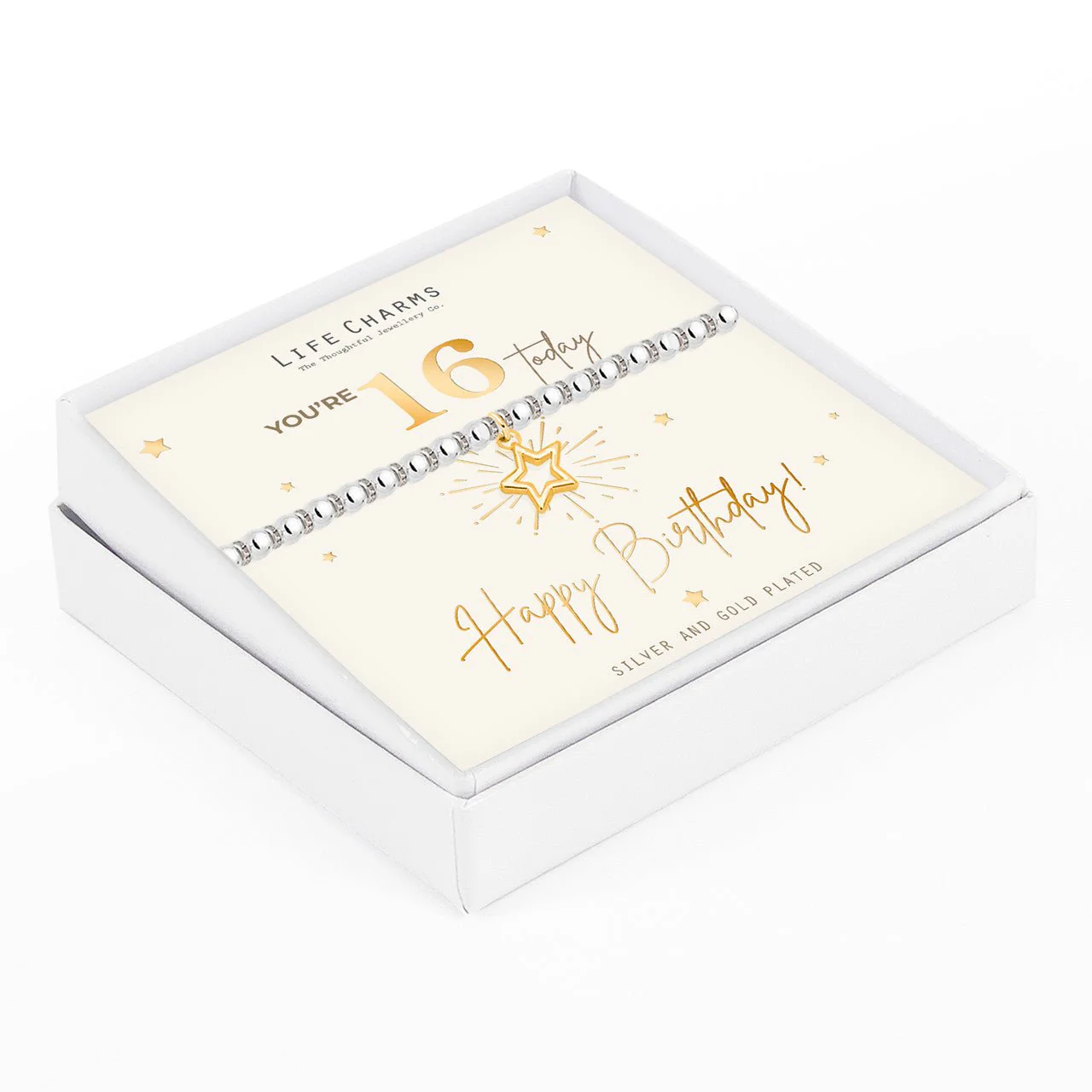 Life Charms Happy Birthday Bracelet - 16th - Image 3