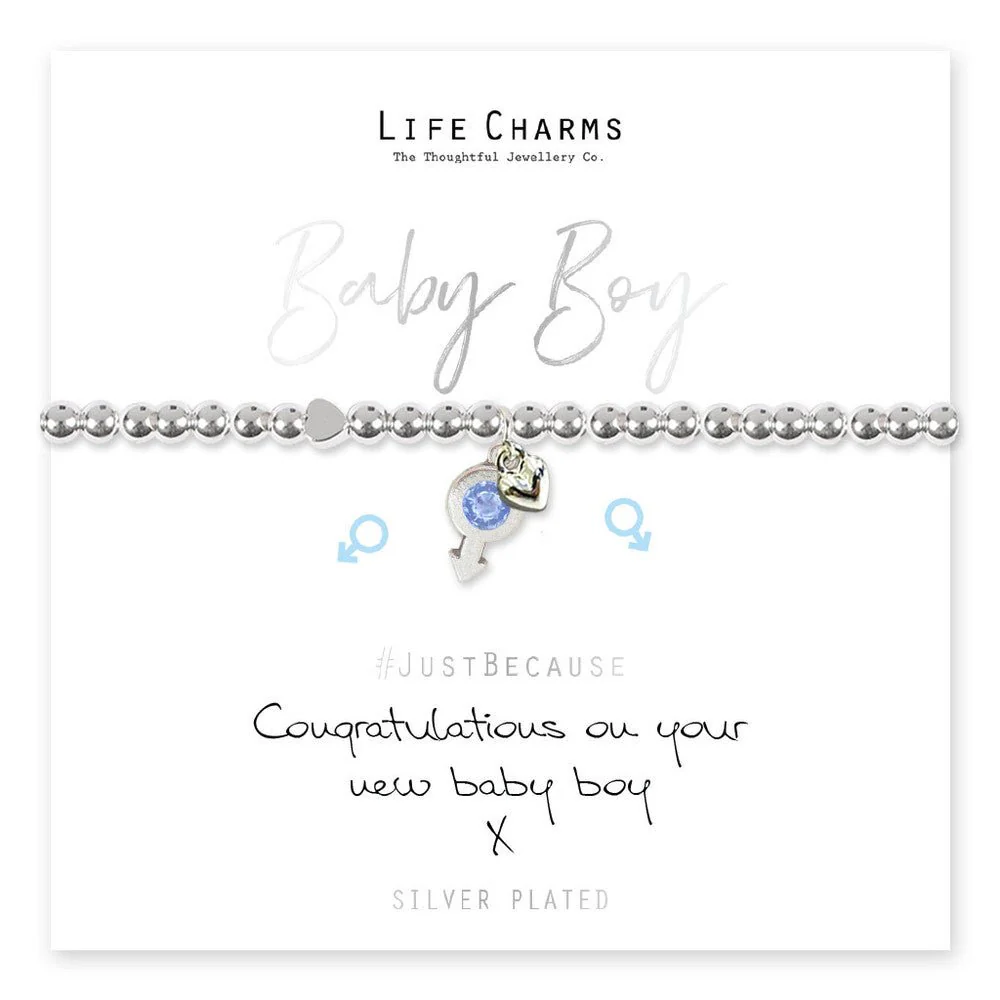 Life Charms Just Because Bracelet - Baby Boy