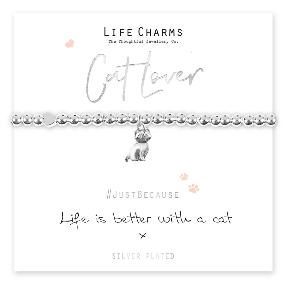 Life Charms Just Because Bracelet - Better With A Cat