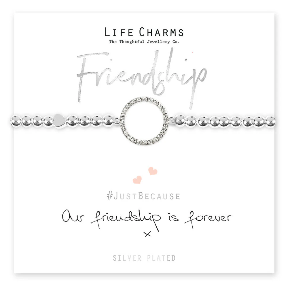 Life Charms Just Because Bracelet - Friendship Forever