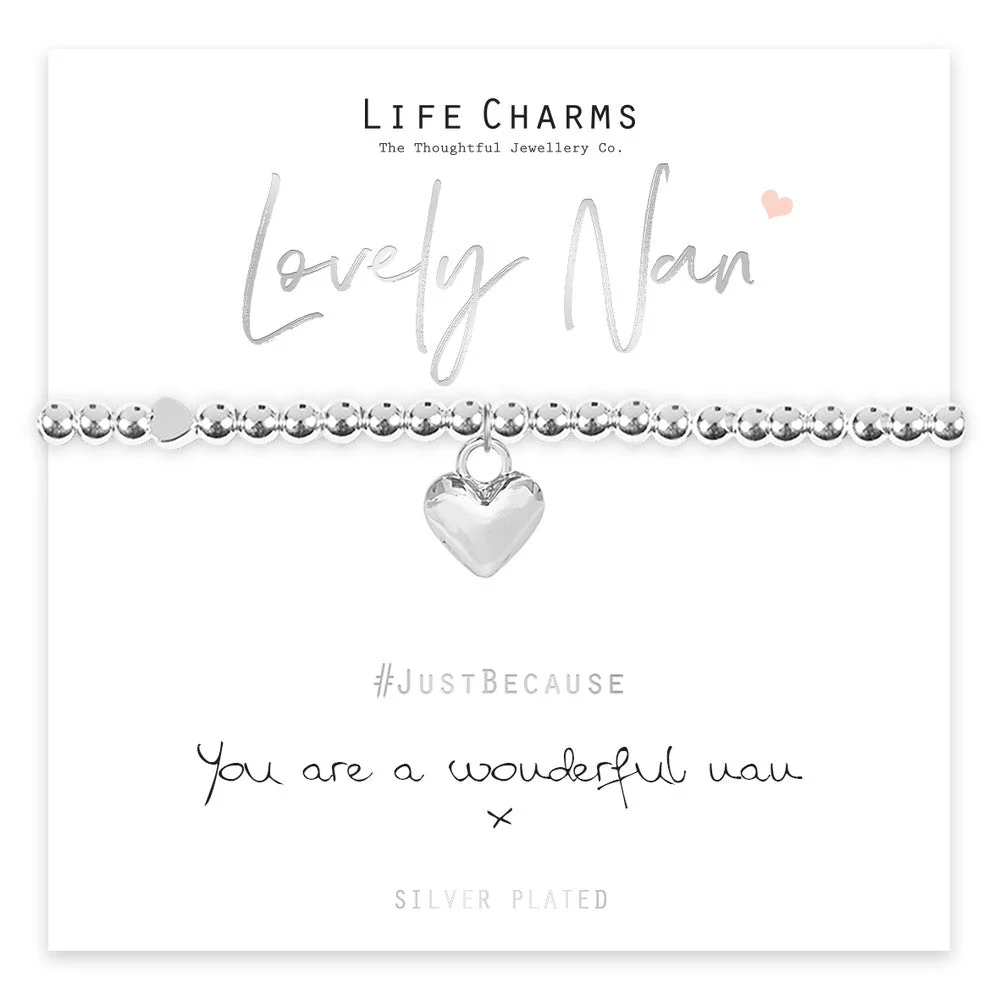 Life Charms Just Because Bracelet - Wonderful Nan