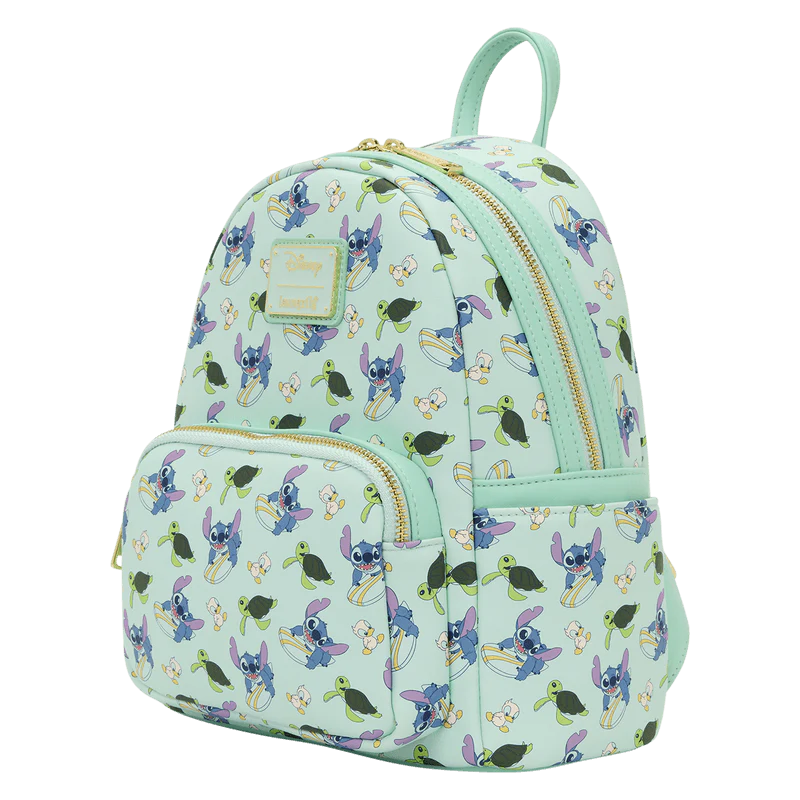 Loungefly Lilo & Stitch Animal Friends All-Over Print Mini Backpack - Image 2