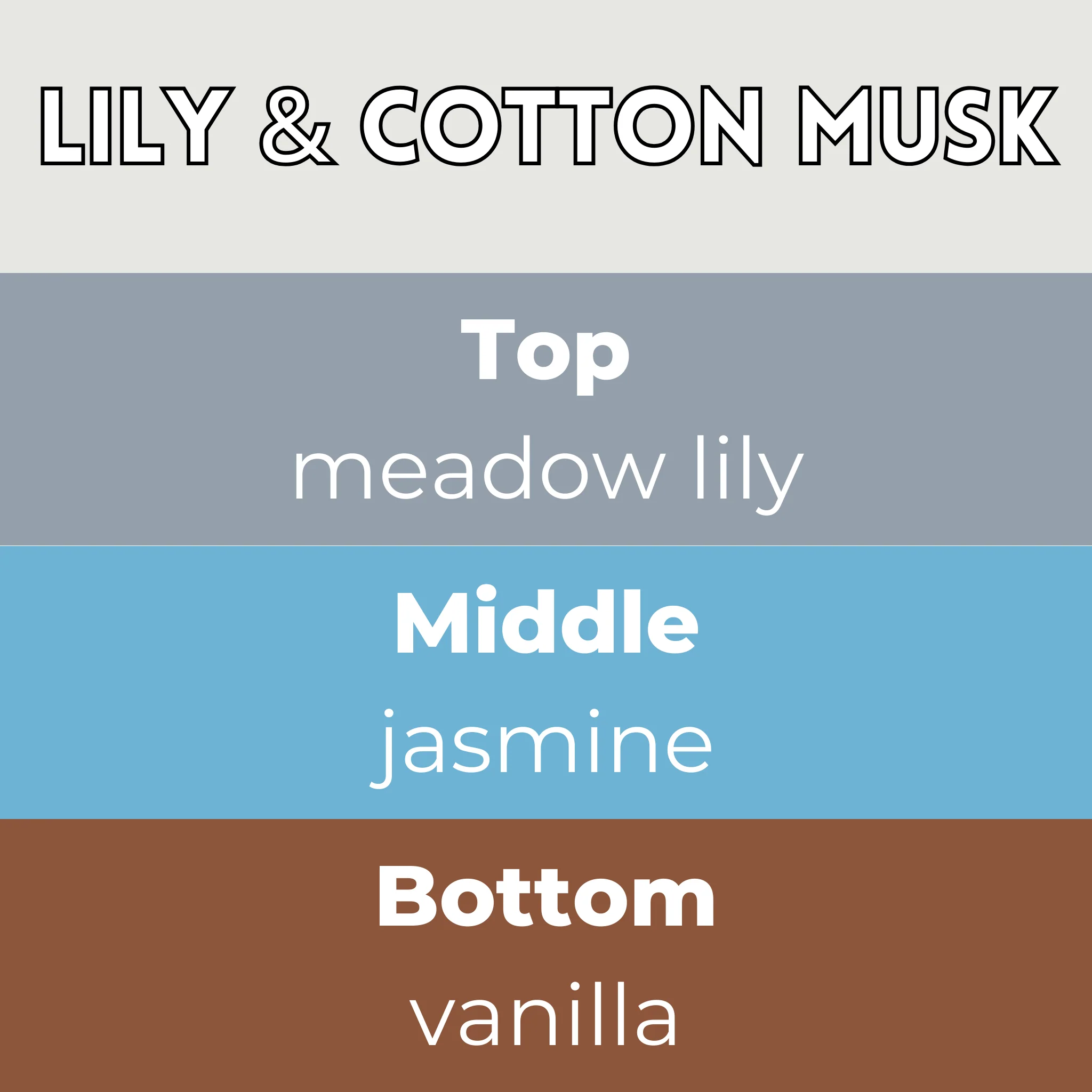 Lily & Cotton Musk Segment Wax Melt - Image 2