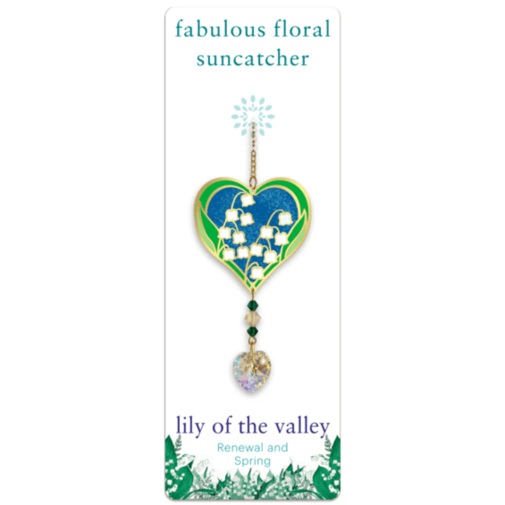 Lily of the Valley Crystal Suncatcher β Fabulous Florals