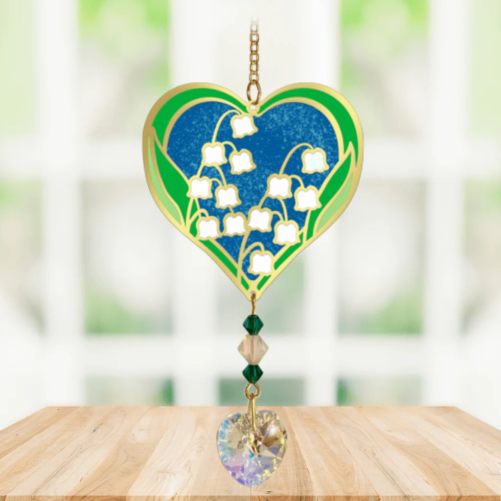 Lily of the Valley Crystal Suncatcher β Fabulous Florals - Image 2
