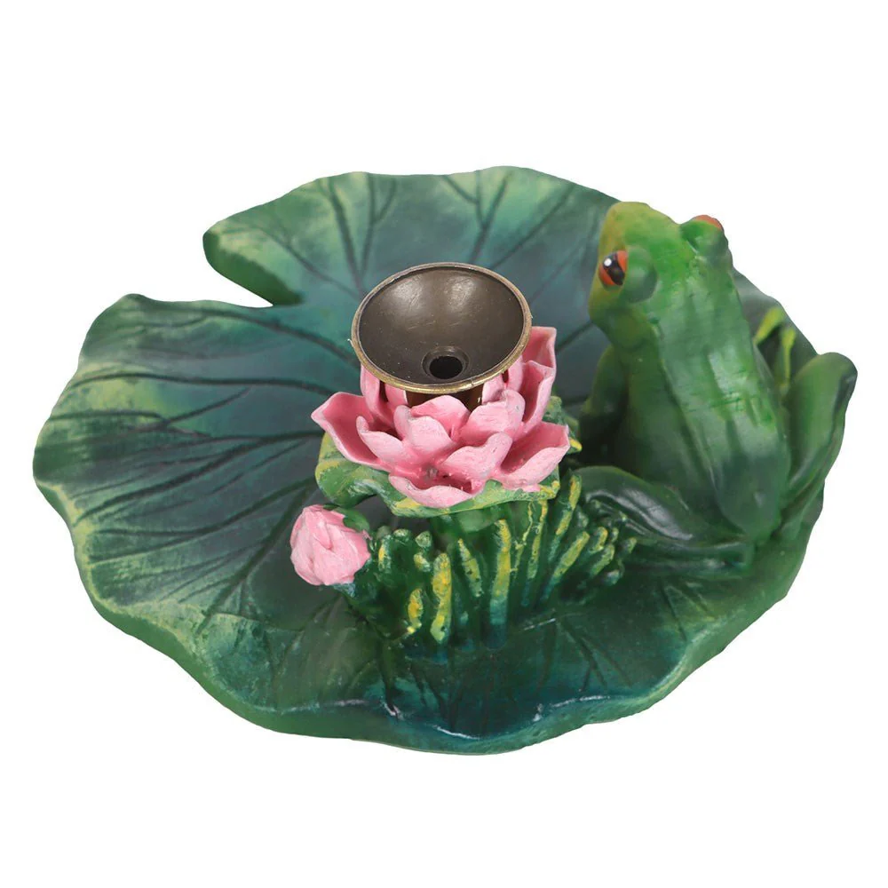 Lily Pad Backflow Incense Burner - Image 3