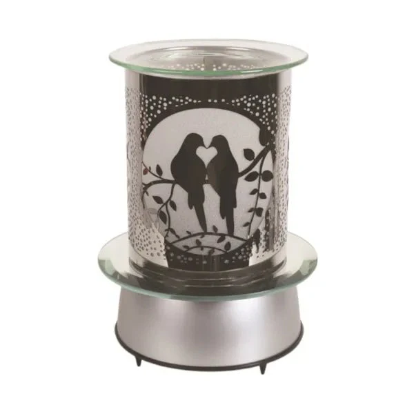 Lovebirds Electric Carousel Wax Melt Burner – Rotating Design - Image 2