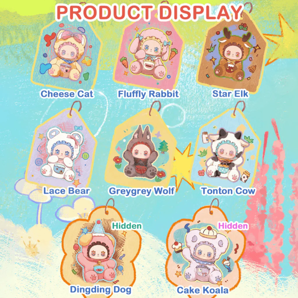 Lovely Emma Pocket Zoo Plush Blind Box - Image 3