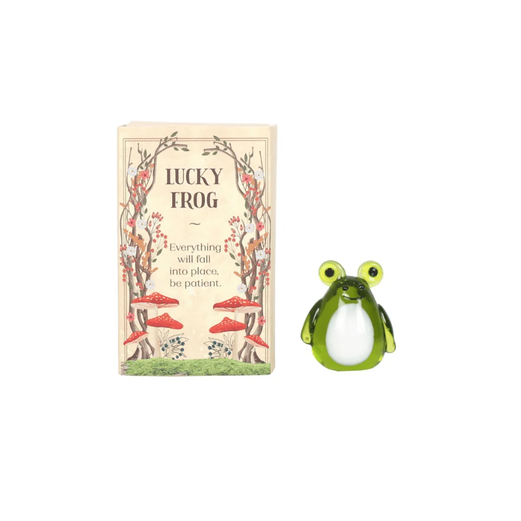 Lucky Glass Frog Pocket Charm