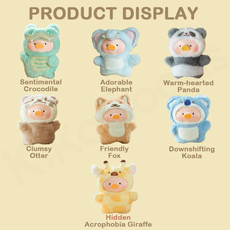 Lulu the Piggy Animal Party Puppet Show Keyring Blind Box - Image 2
