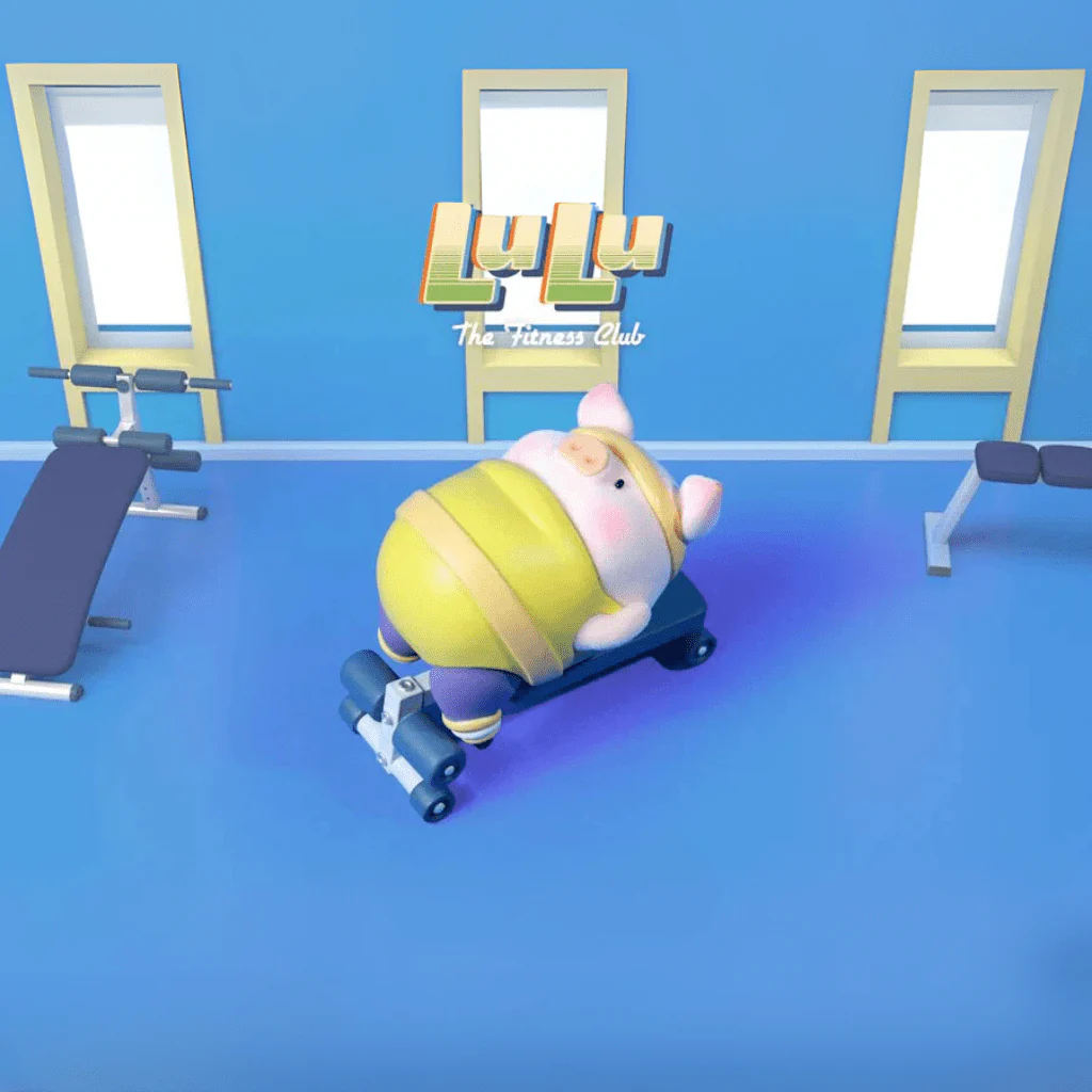 Lulu the Piggy Fitness Club Blind Box - Image 10