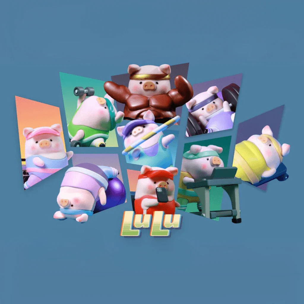 Lulu the Piggy Fitness Club Blind Box - Image 3