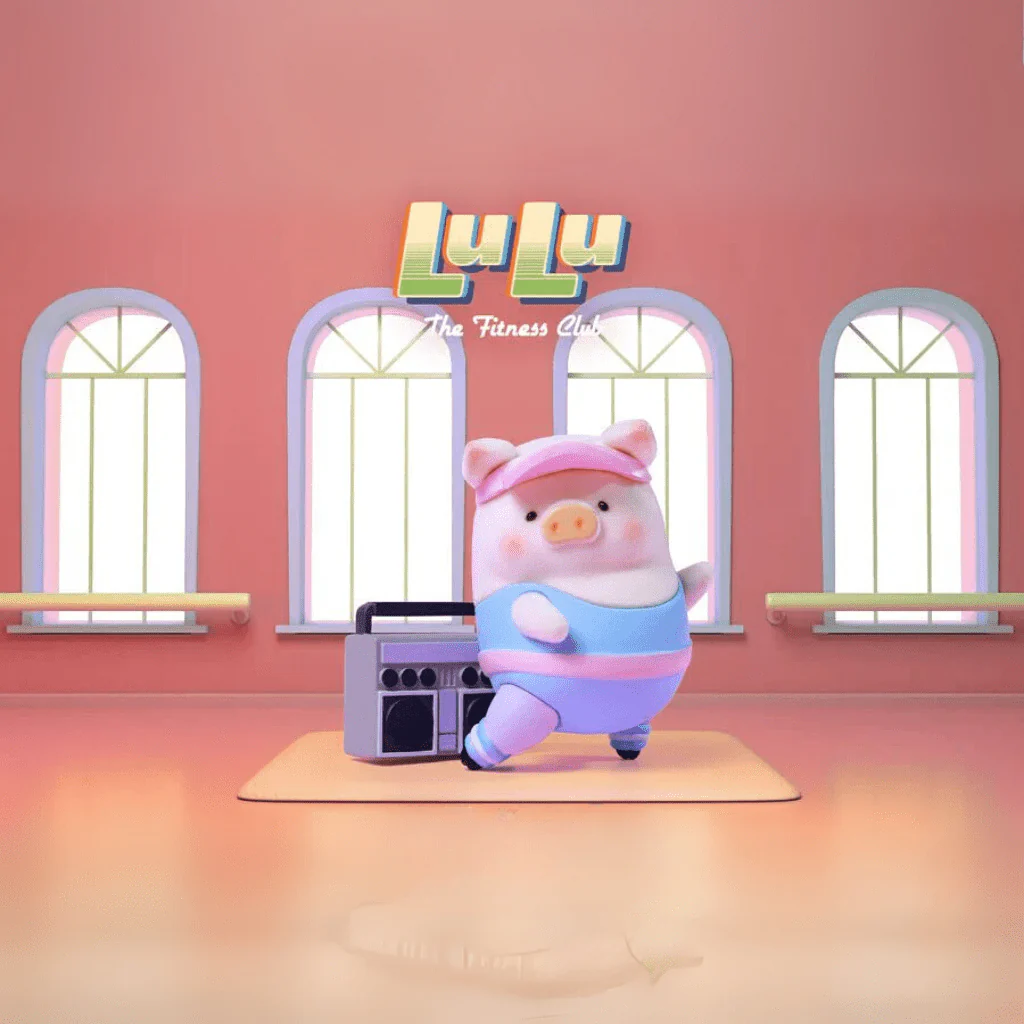 Lulu the Piggy Fitness Club Blind Box - Image 4