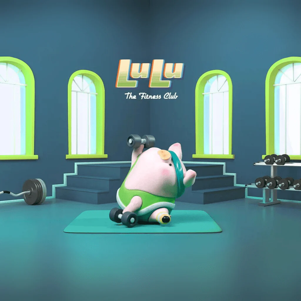 Lulu the Piggy Fitness Club Blind Box - Image 5