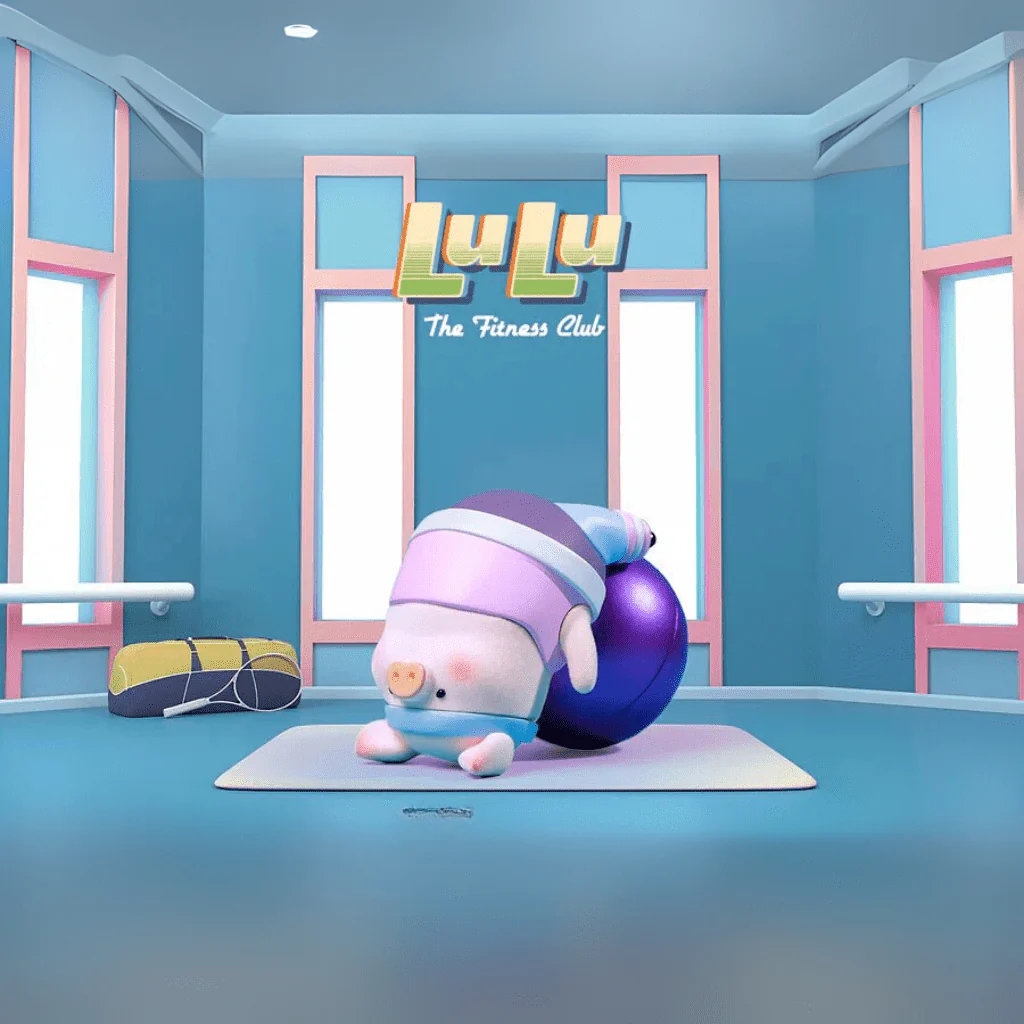 Lulu the Piggy Fitness Club Blind Box - Image 6