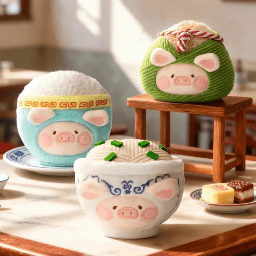 Lulu the Piggy Dim Sum House Plush Keychain Blind Box - Image 6