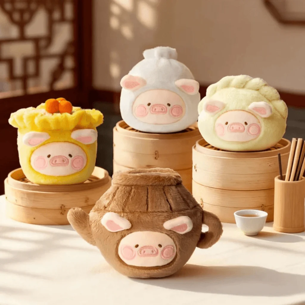 Lulu the Piggy Dim Sum House Plush Keychain Blind Box - Image 7