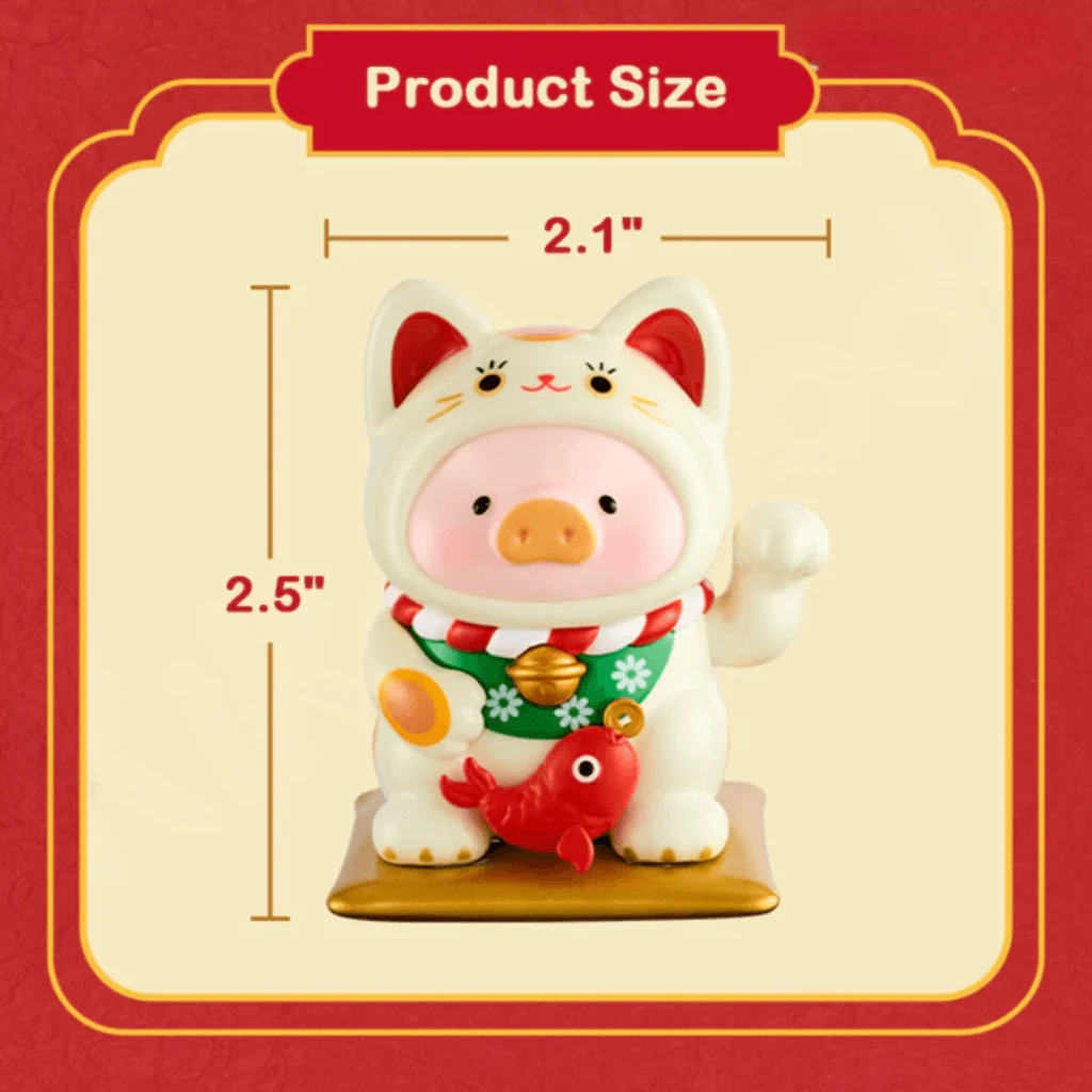 Lulu the Piggy Lucky Cat Blind Box Figure - Image 4
