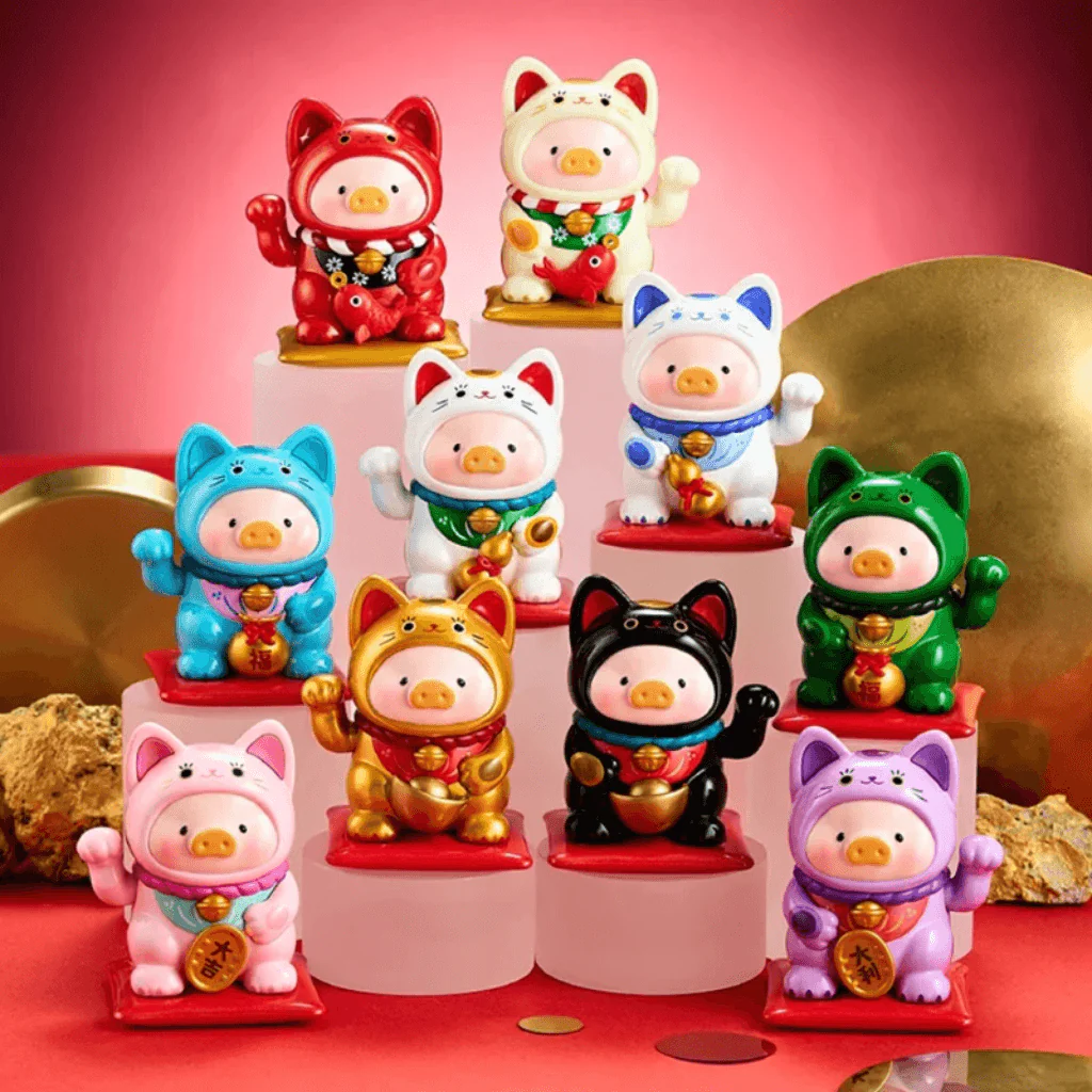 Lulu the Piggy Lucky Cat Blind Box Figure - Image 5