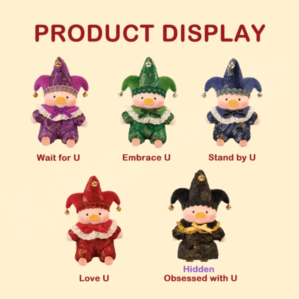 Lulu the Piggy Triangel Plush Keychain Blind Box - Image 2