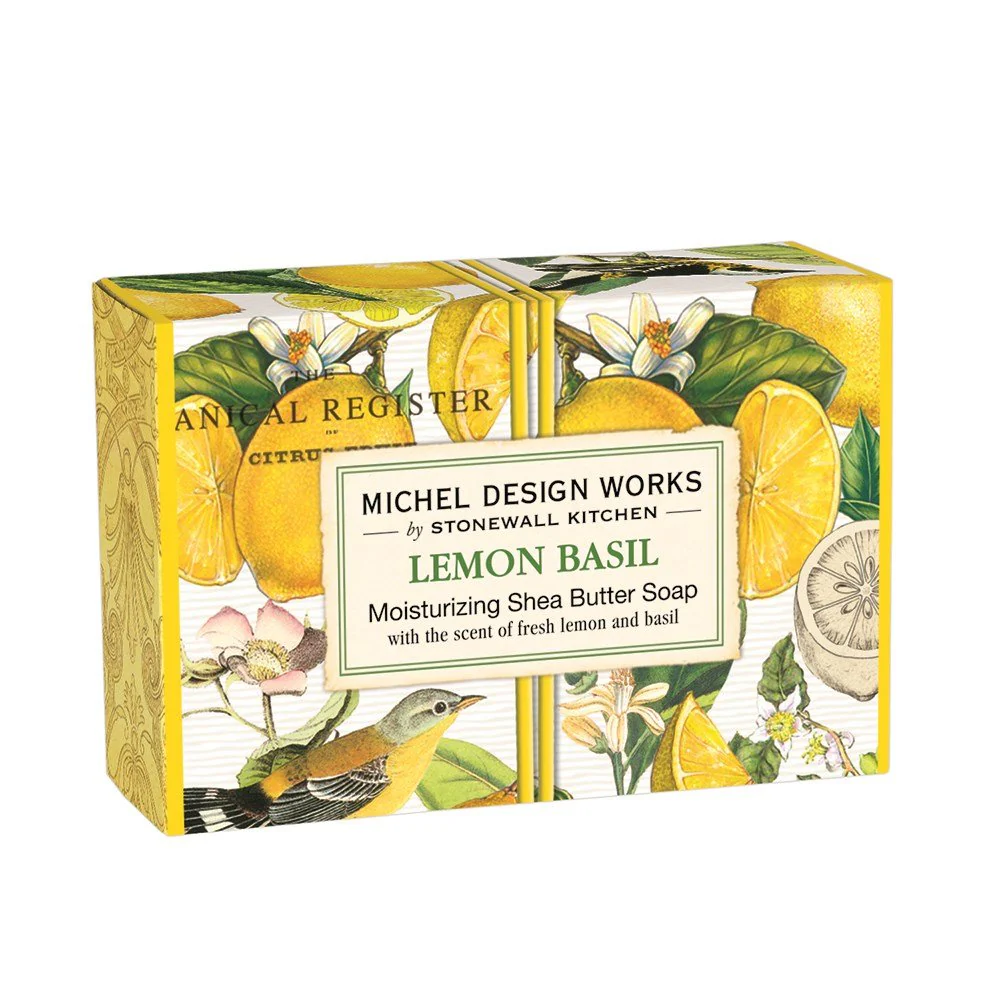 Michel Design Works - Lemon Basil Boxed Soap