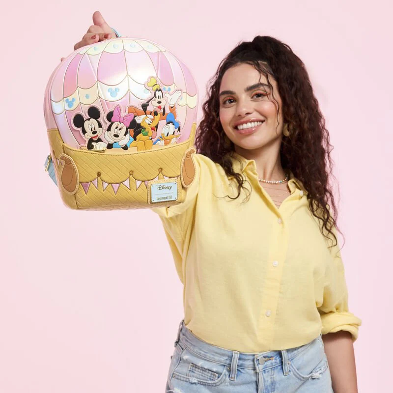 Loungefly Mickey & Friends Hot Air Balloon Figural Mini Backpack - Image 5
