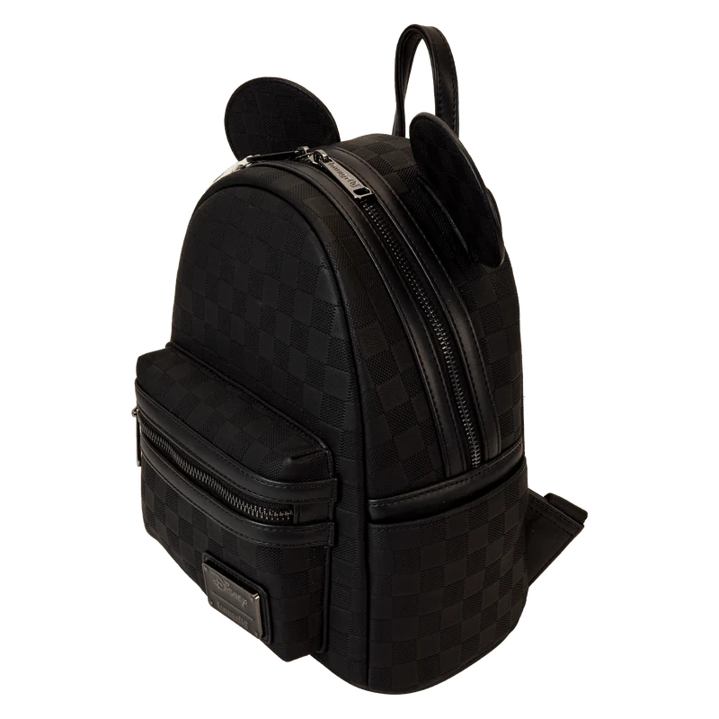 Loungefly Mickey Mouse Checkered Texture Mini Backpack - Image 3
