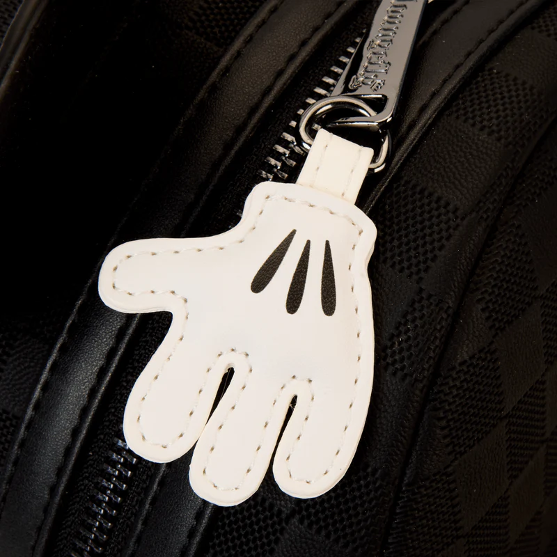 Loungefly Mickey Mouse Checkered Texture Mini Backpack - Image 4