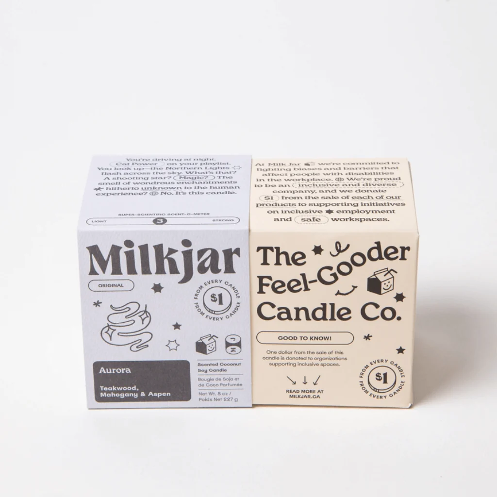 Milkjar Aurora Mahogany, Teakwood & Aspen Coconut Soy Candle 8oz - Image 4