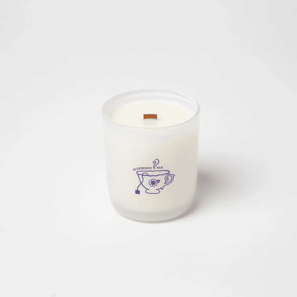 Milkjar Blueberry Tea Coconut Soy Candle 8oz β Blueberry, Violet, Amber & Vanilla - Image 2