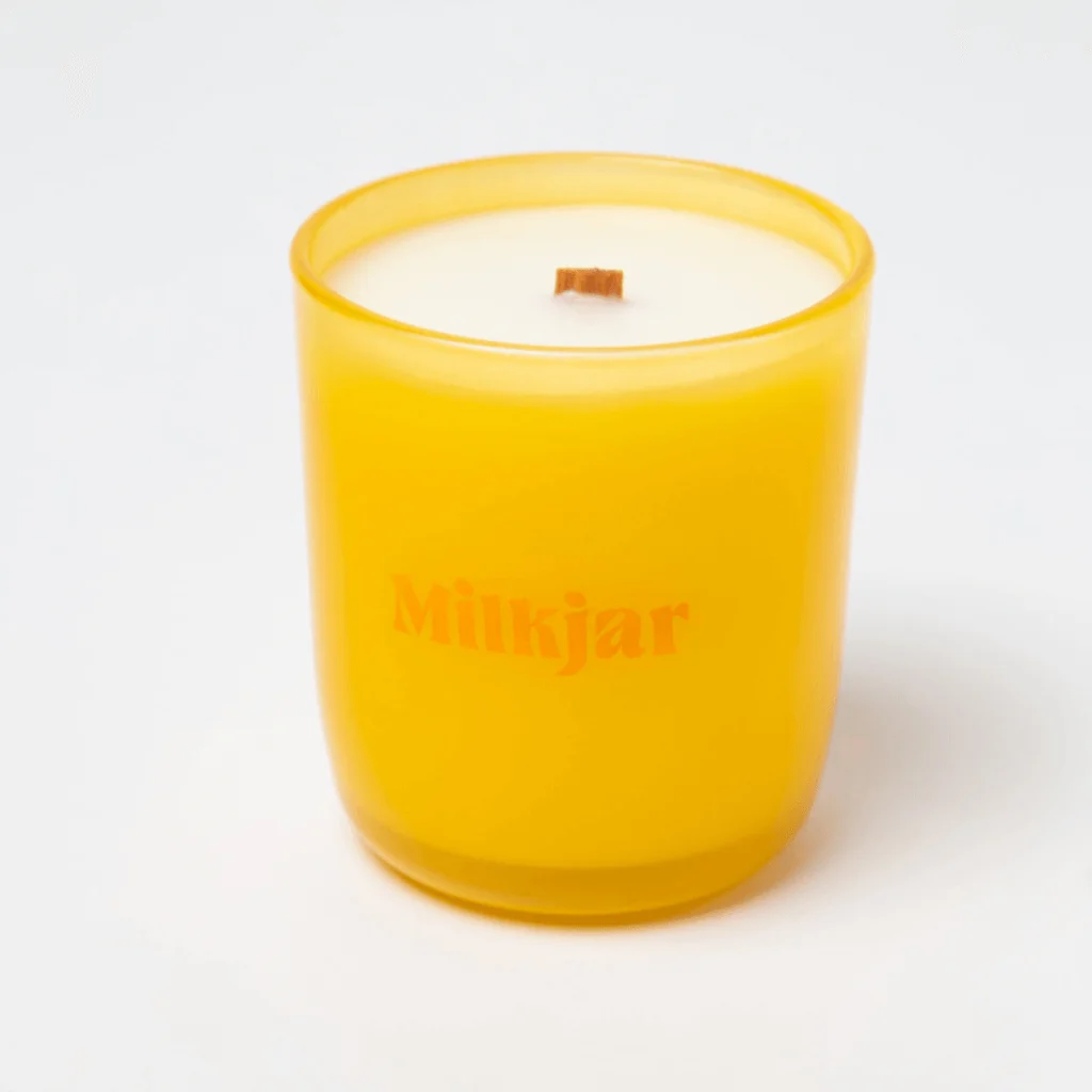 Milkjar Citrus Sweet Orange & Lemongrass Essential Oil Candle 8oz - Image 2
