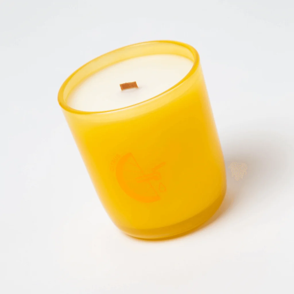 Milkjar Citrus Sweet Orange & Lemongrass Essential Oil Candle 8oz - Image 3